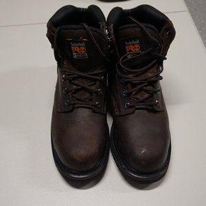 Timberland PRO 24/7 Brown Leather Steel Toe Mens Size 10.5 33034 A5701 PRO518